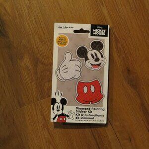 Disney Mickey Mouse Diamond Painting Sticker Kit - Black, White, Red